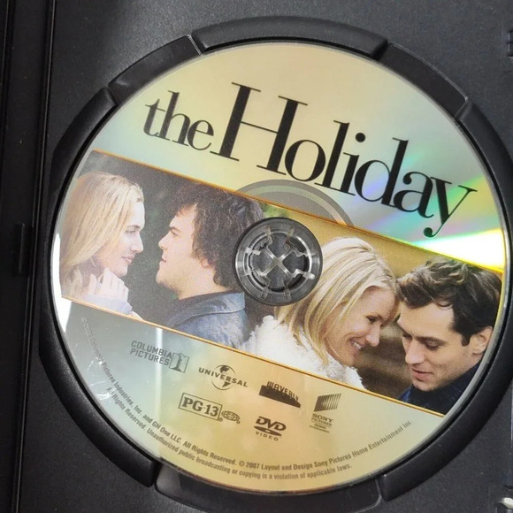 The Holiday DVD Cameron Diaz Kate Winslet Jude Law PLASTIC COVERING IS MISSING - Picture 5 of 6